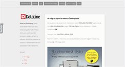 Desktop Screenshot of dataline.cz